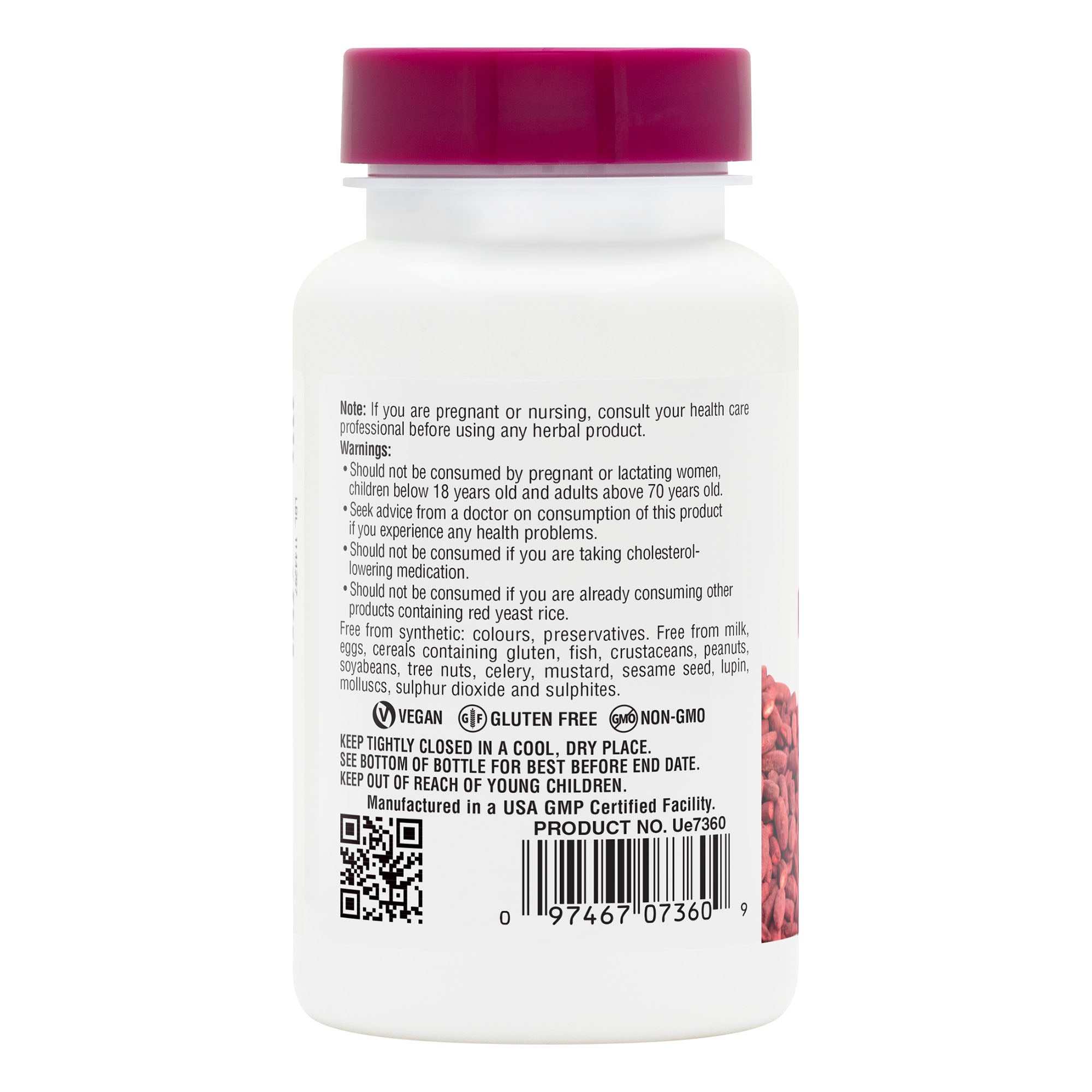 NaturesPlus Herbal Actives Red Yeast Rice Extended Release Tablets