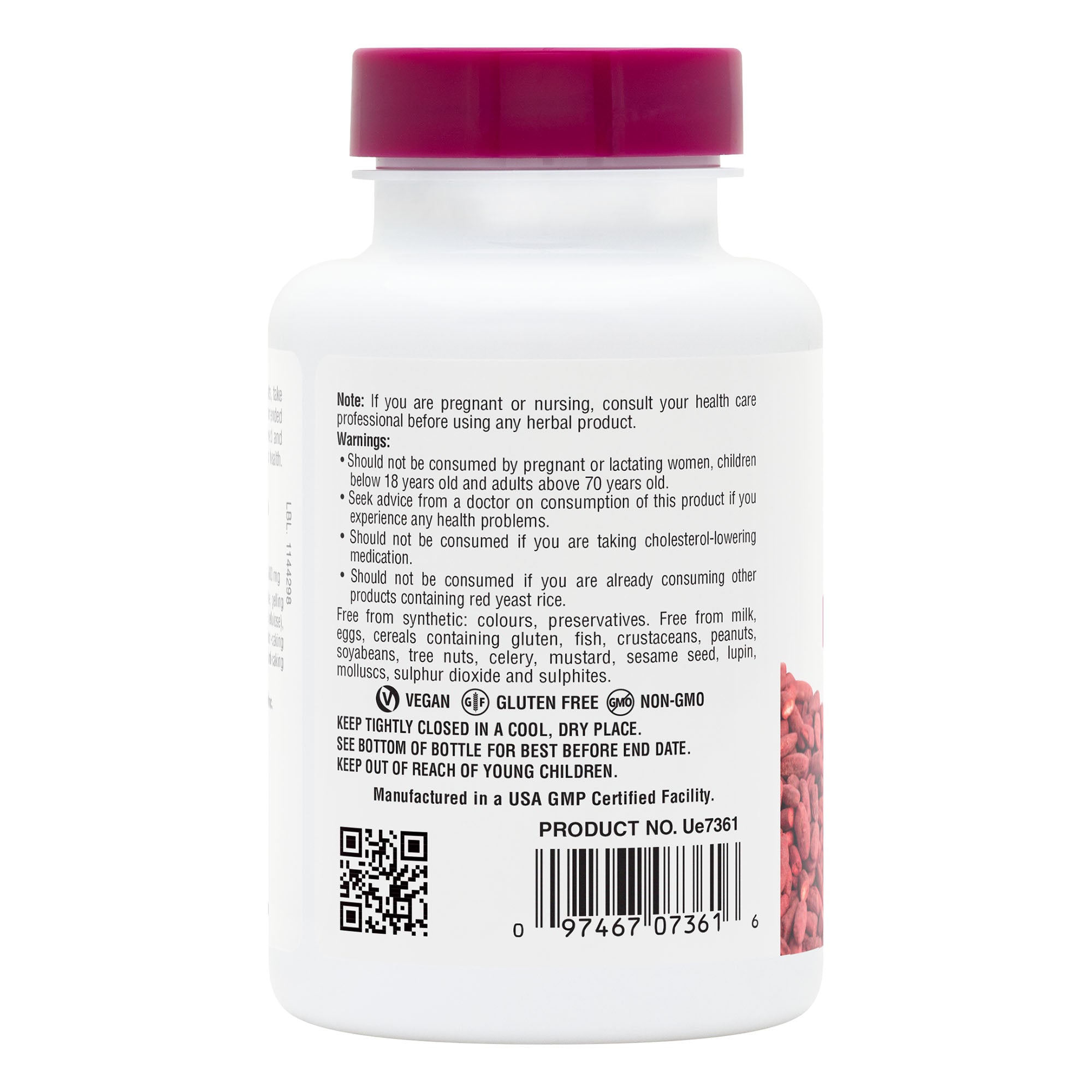 NaturesPlus Herbal Actives Red Yeast Rice Extended Release Tablets