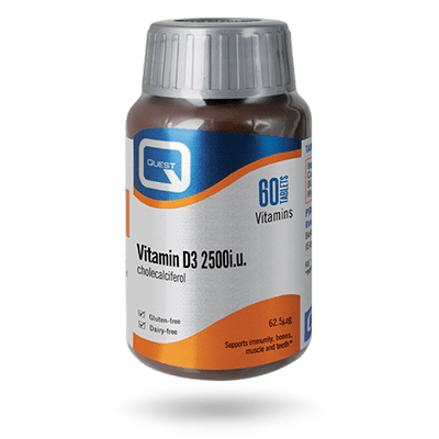 Quest Vitamin D3 2500i.u. 60+30