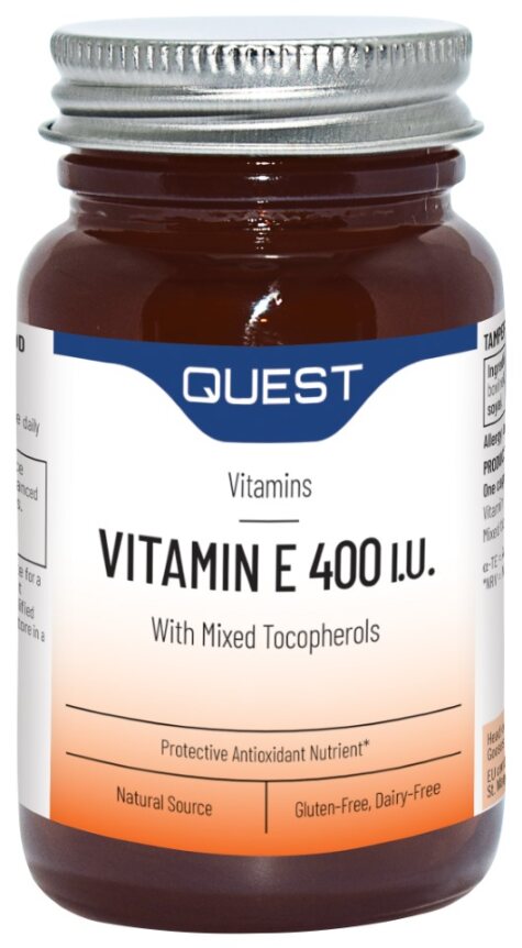 Quest Vitamin E 400i.u. – 60 Tablets