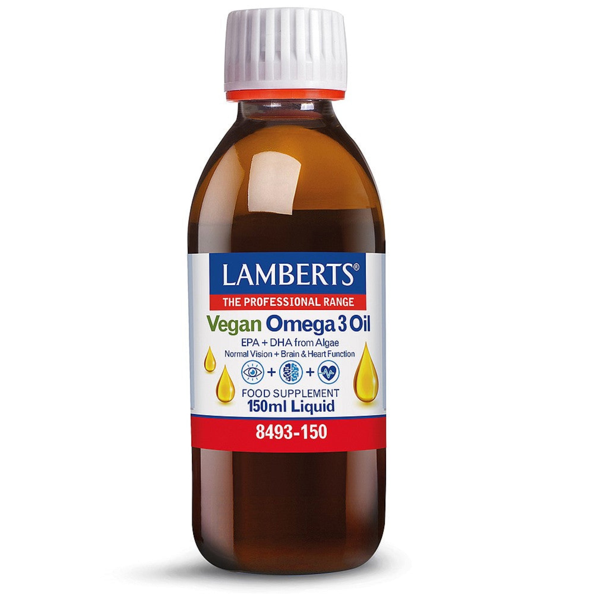 Lamberts Vegan Omega 3 Liquid 150ml image 0