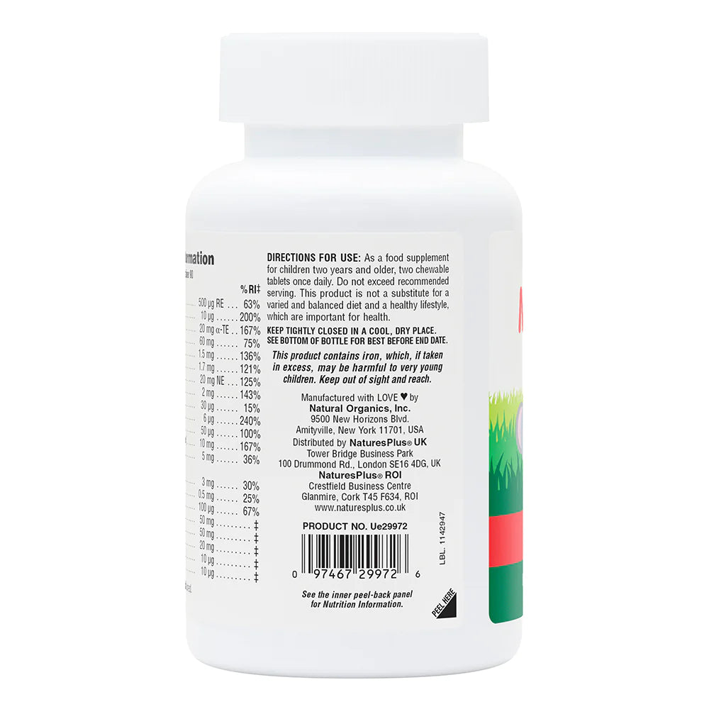 NaturesPlus Animal Parade® Multivitamin Children's Chewables - Cherry image 1