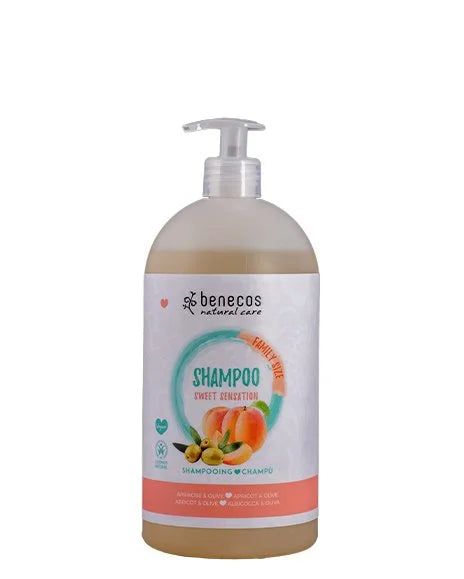 Benecos Apricot and Olive Family Size Shampoo Sweet Sensation