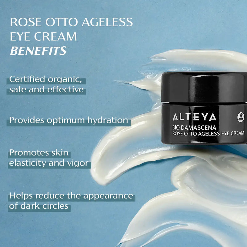 Alteya Organics Bio Damascena Organic Ageless Rose Otto Eye Cream