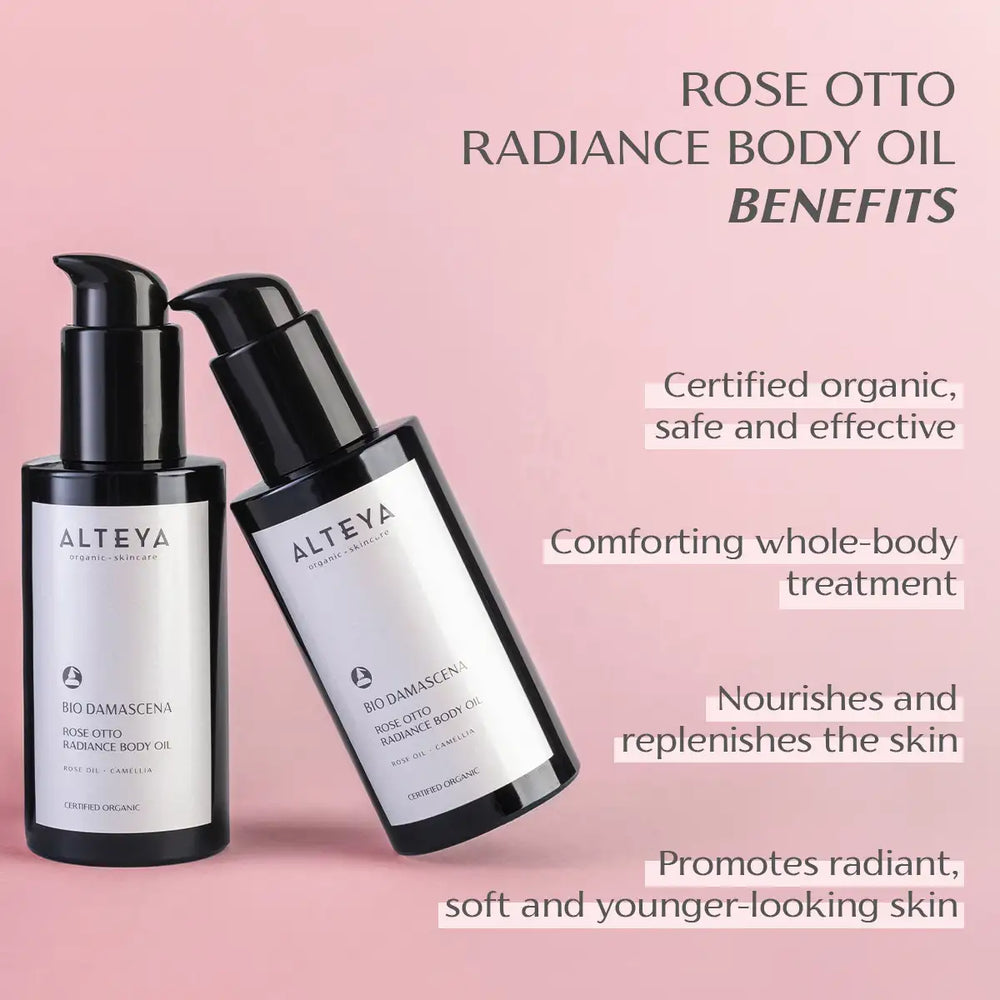 Alteya Organics Bio Damascena Organic Rose Otto Radiance Body Oil