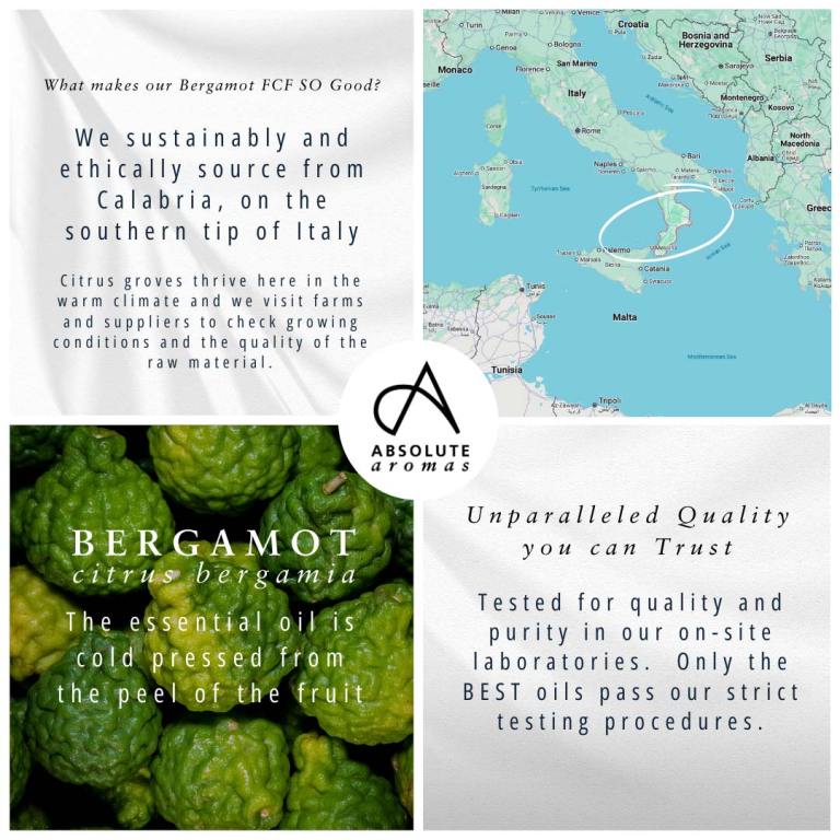 Absolute Aromas Bergamot FCF Essential Oil
