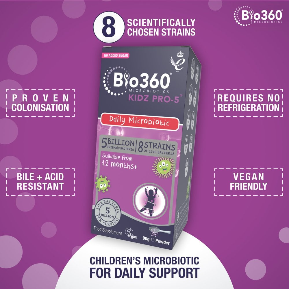 Natures Aid Bio360 Kidz Pro-5 (5 Billion Bacteria)