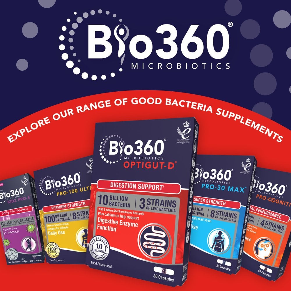Natures Aid Bio360 OptiGUT-D (10 Billion Bacteria)