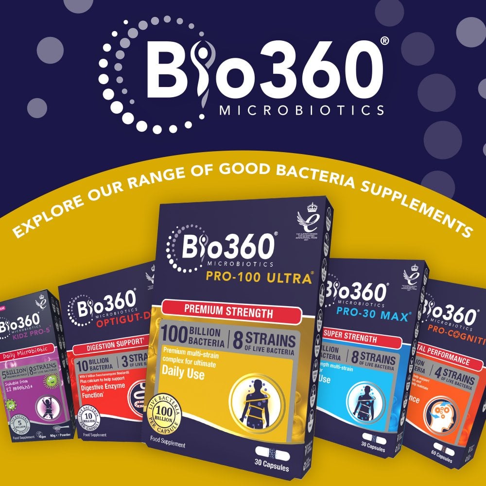 Natures Aid Bio360 Pro-100 ULTRA (100 Billion Bacteria)