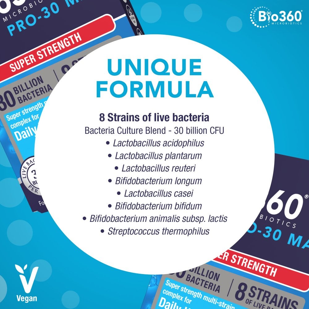Natures Aid Bio360 Pro-30 MAX (30 Billion Bacteria)