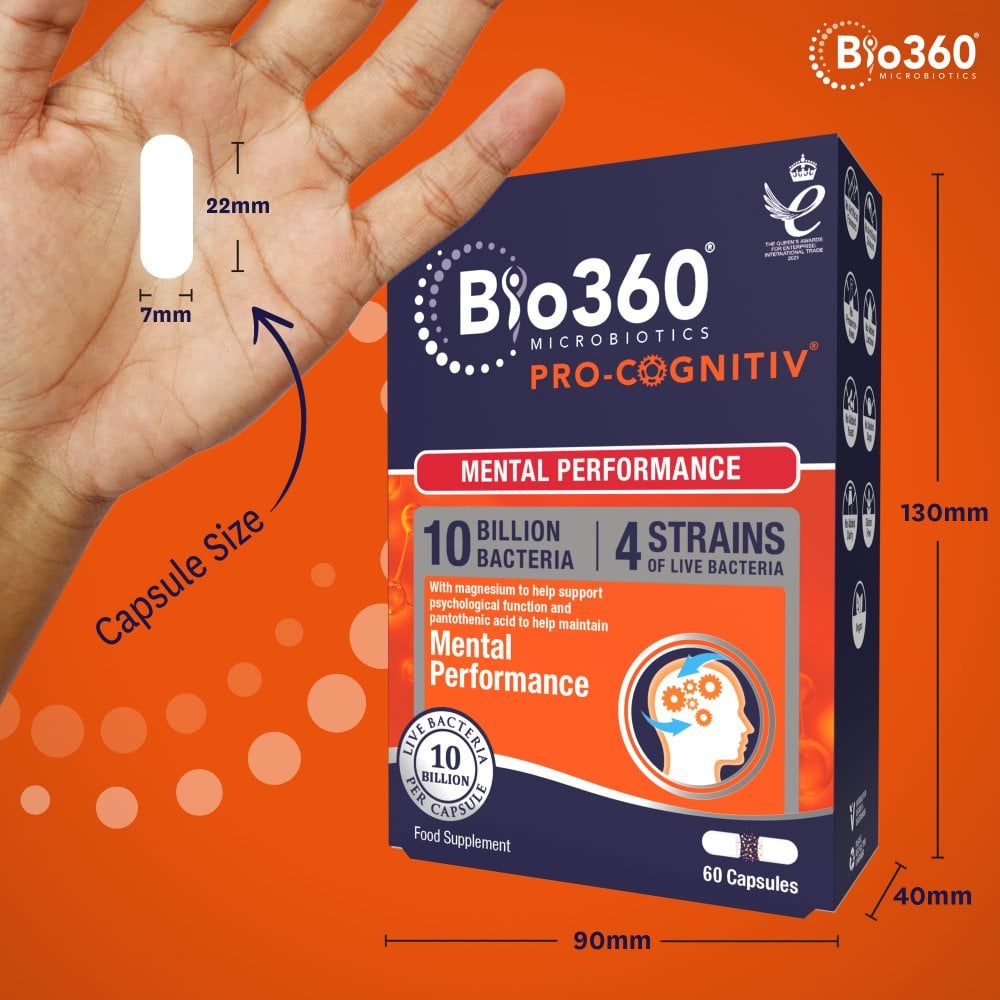 Natures Aid Bio360 Pro-Cognitiv (10 Billion Bacteria)