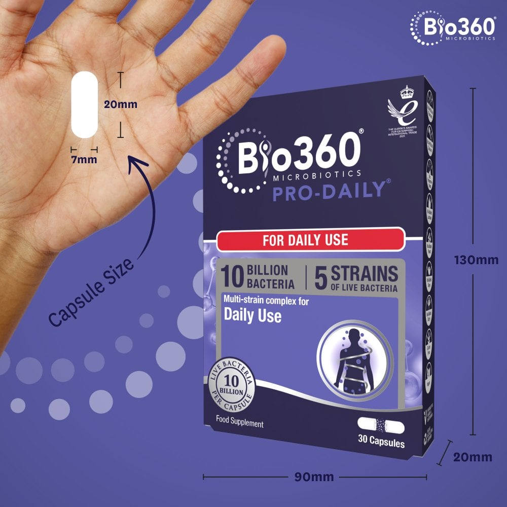 Natures Aid Bio360 Pro-Daily (10 Billion Bacteria)