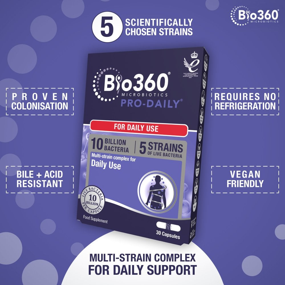 Natures Aid Bio360 Pro-Daily (10 Billion Bacteria)