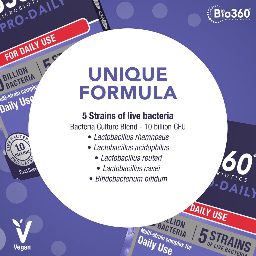 Natures Aid Bio360 Pro-Daily (10 Billion Bacteria)