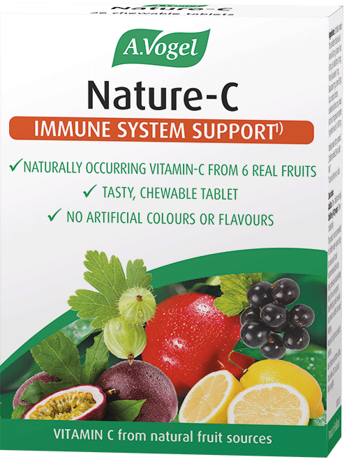 A.Vogel Chewable Nature-C vitamin C tablets for Immune Support*, from natural fruit sources, 36 tablets image 0