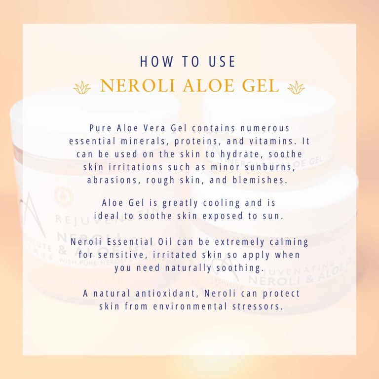 Absolute Aromas Neroli & Aloe Gel