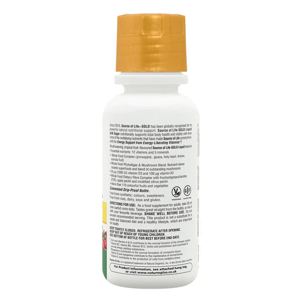 NaturesPlus Source of Life® GOLD Multivitamin Liquid 240ml image 1