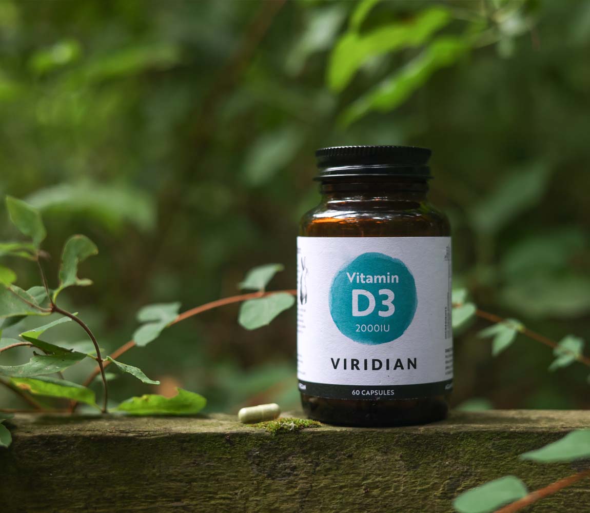 Viridian Vitamin D3 2000iu Capsules image 1