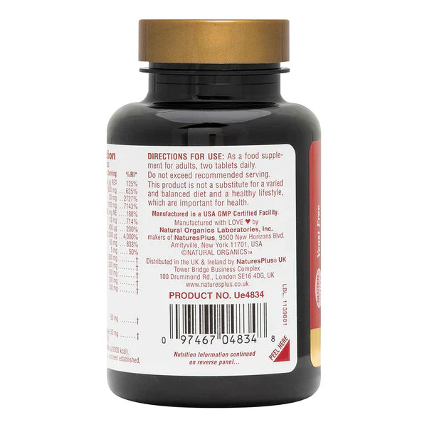 NaturesPlus Ultra Hair® Plus Sustained Release 60 Tablets image 2