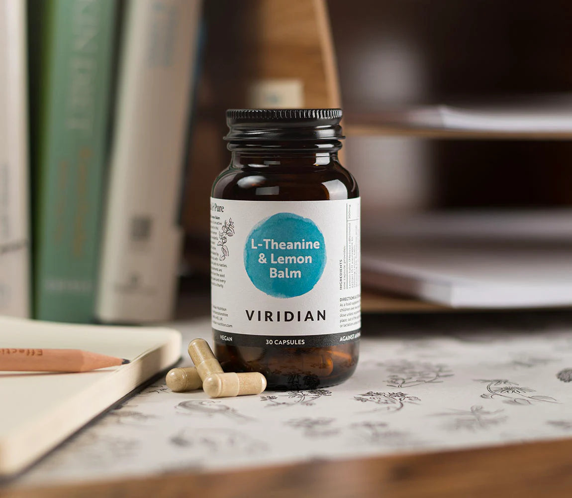 Viridian L-Theanine and Lemon Balm Capsules image 1