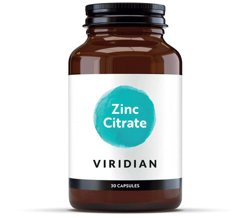 Viridian Zinc Citrate Capsules image 0