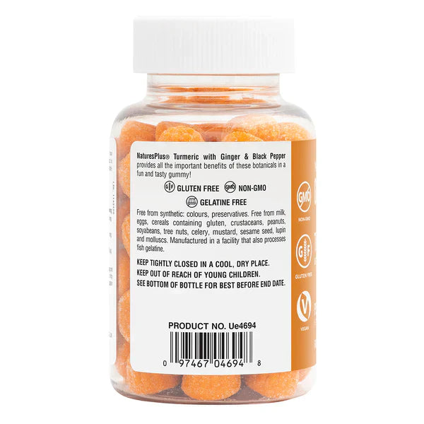 NaturesPlus Gummies Turmeric Curcumin 60 Gummies image 2