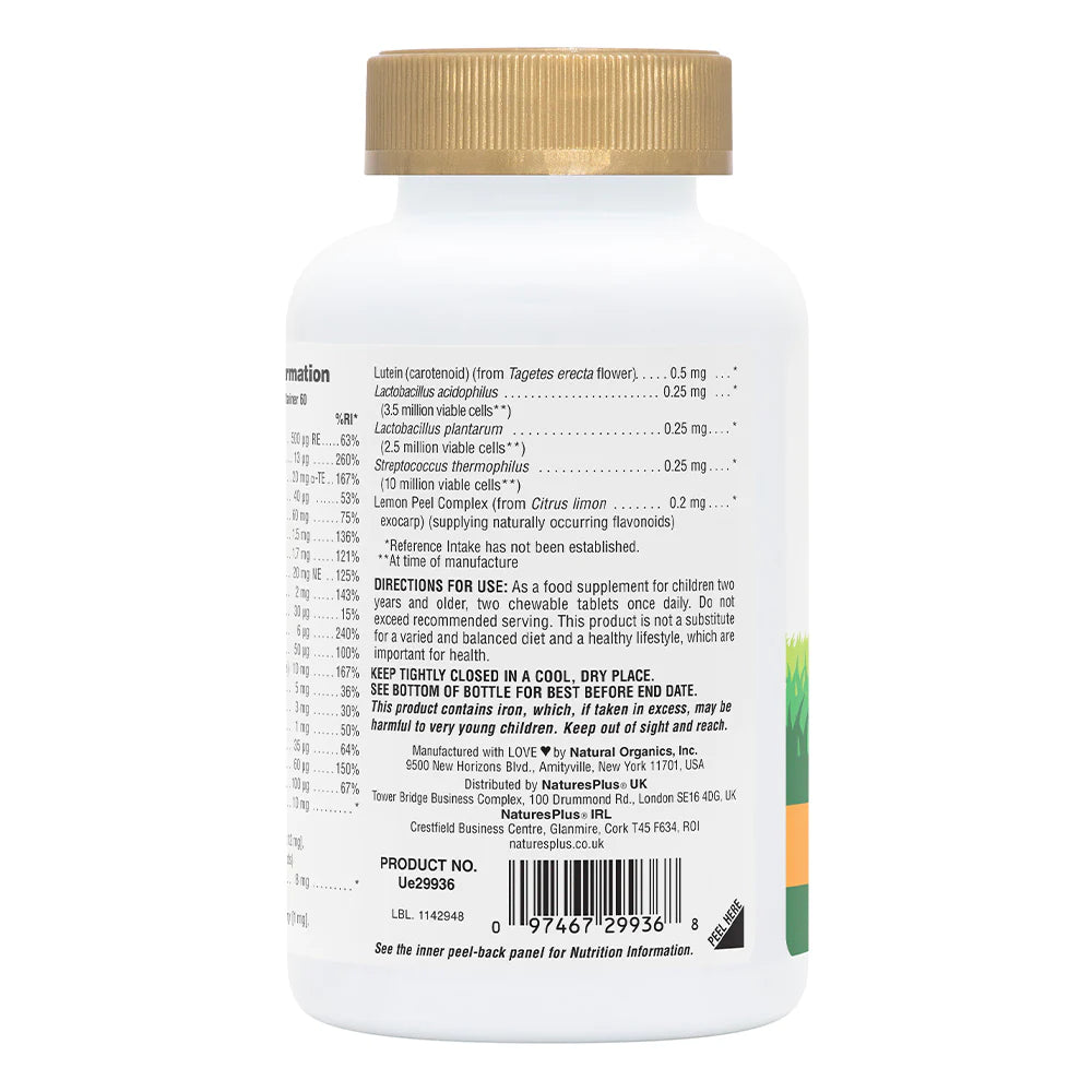 NaturesPlus Animal Parade® GOLD Multivitamin Children's Chewables - Orange image 2