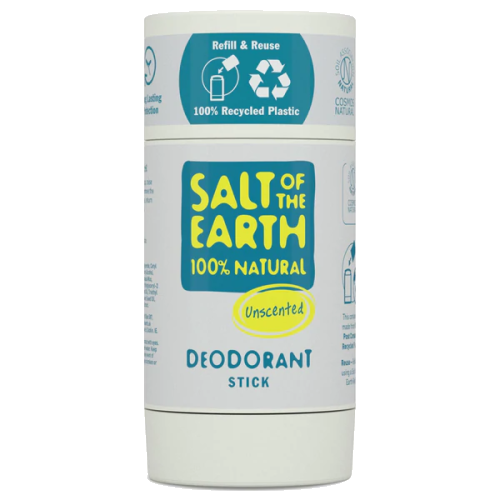 Salt of the Earth Unscented Natural Deodorant Stick & Refill image 1