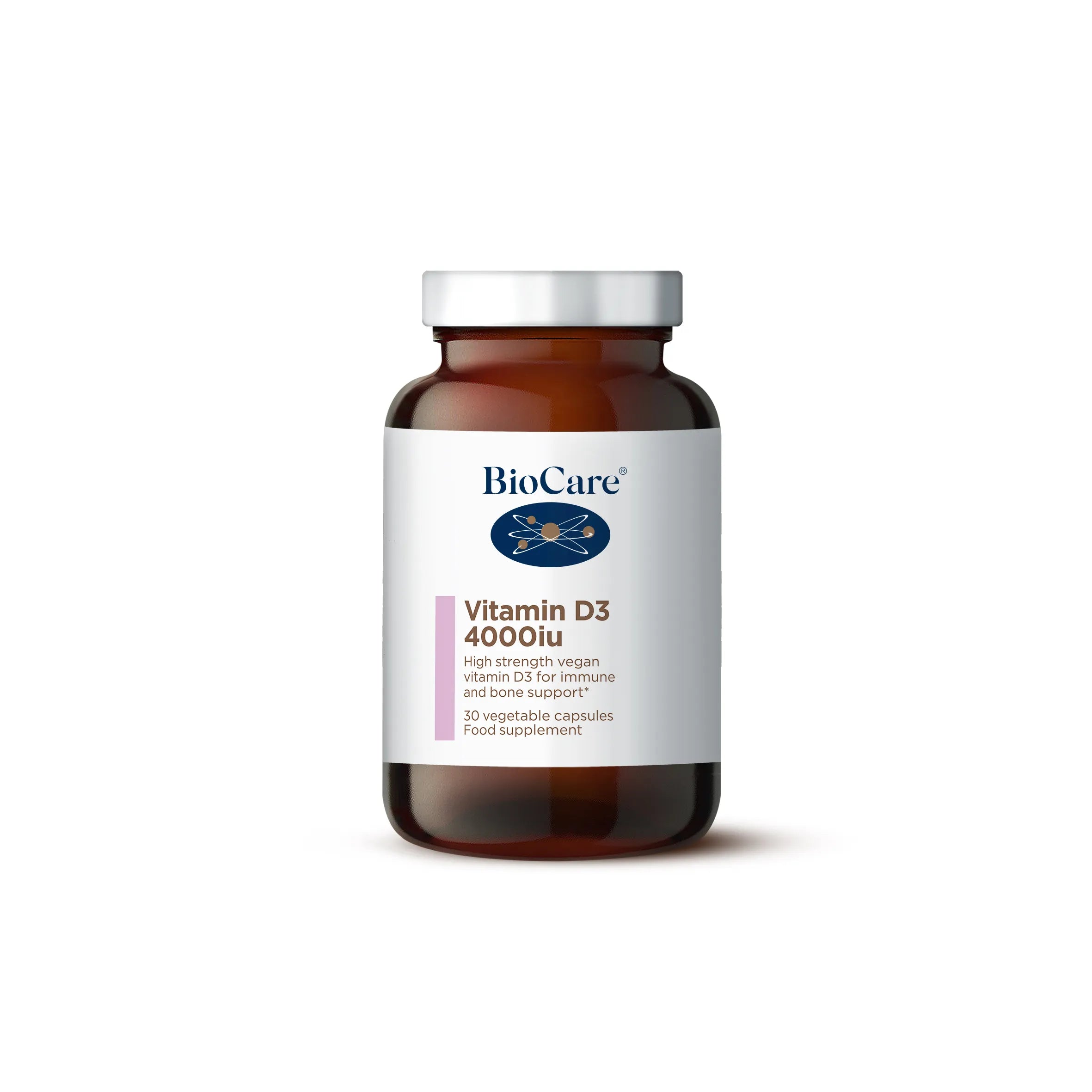 BioCare Vitamin D3 4000iu 30 Capsules image 0
