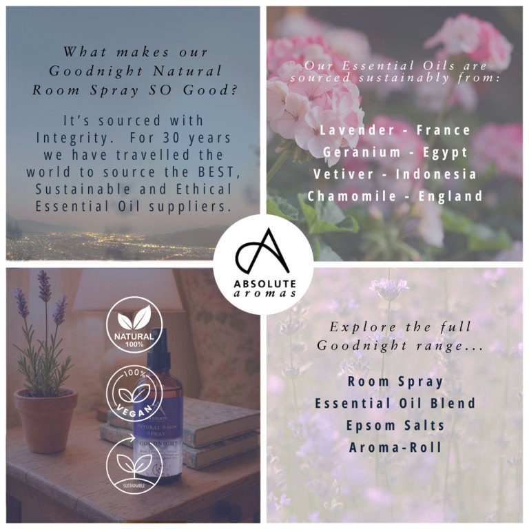 Absolute Aromas Goodnight Natural Room Spray