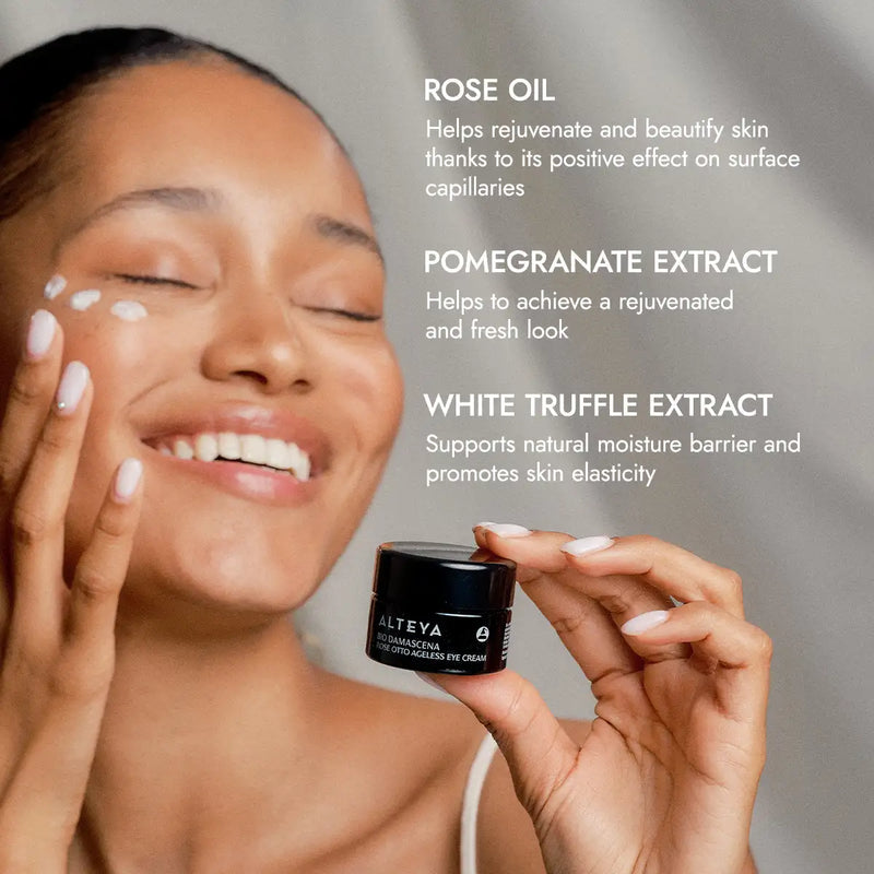 Alteya Organics Bio Damascena Organic Ageless Rose Otto Eye Cream