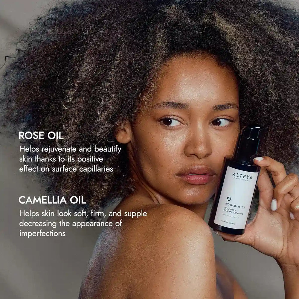 Alteya Organics Bio Damascena Organic Rose Otto Radiance Body Oil