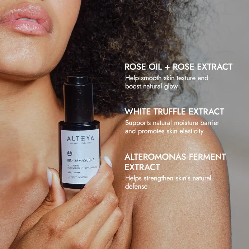 Alteya Organics Bio Damascena Organic Rose Otto Regenerating Concentrate