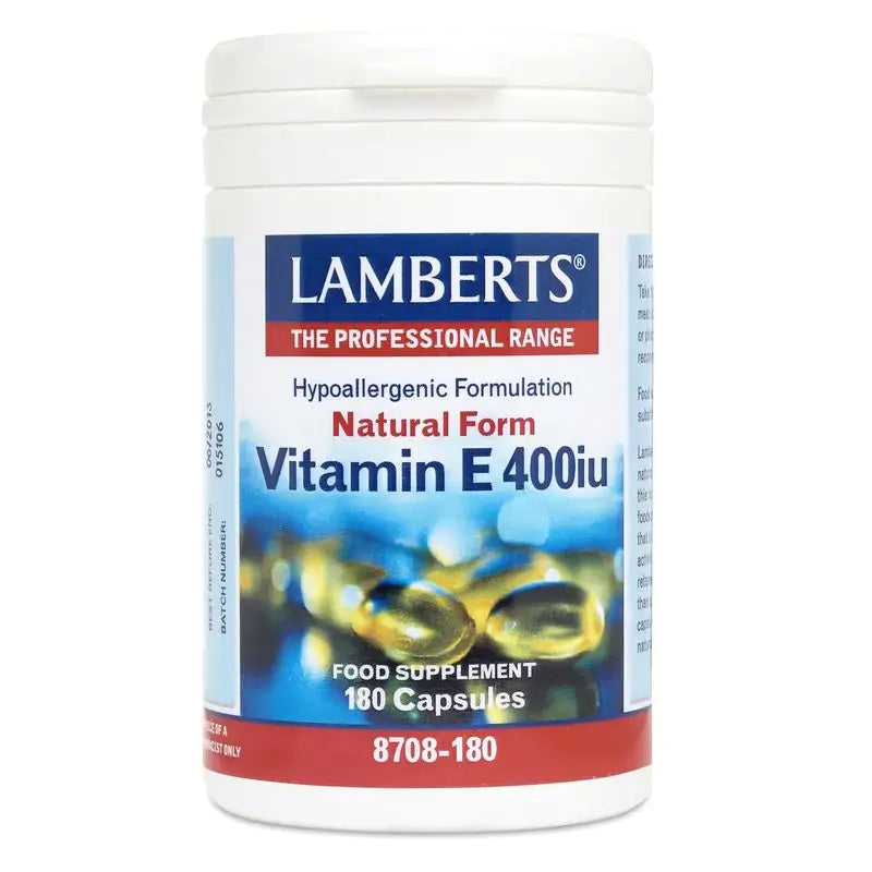 Lamberts Natural Vitamin E 400iu capsules