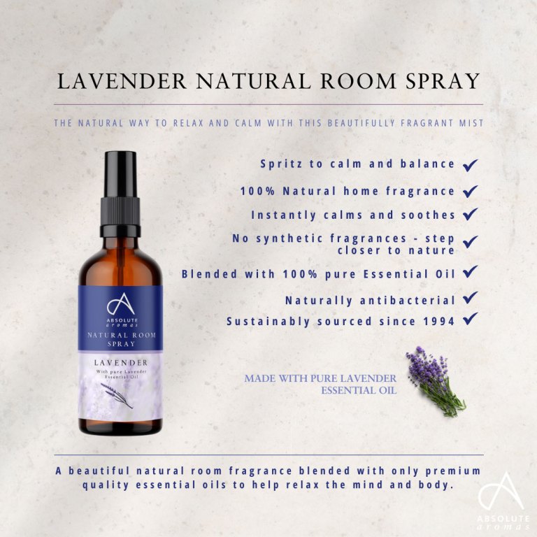 Absolute Aromas Lavender Natural Room Spray