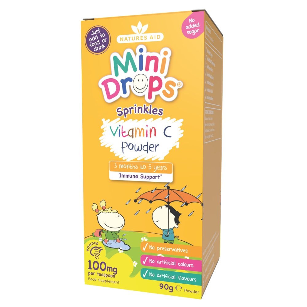 Natures Aid Mini Drops Sprinkles Vitamin C