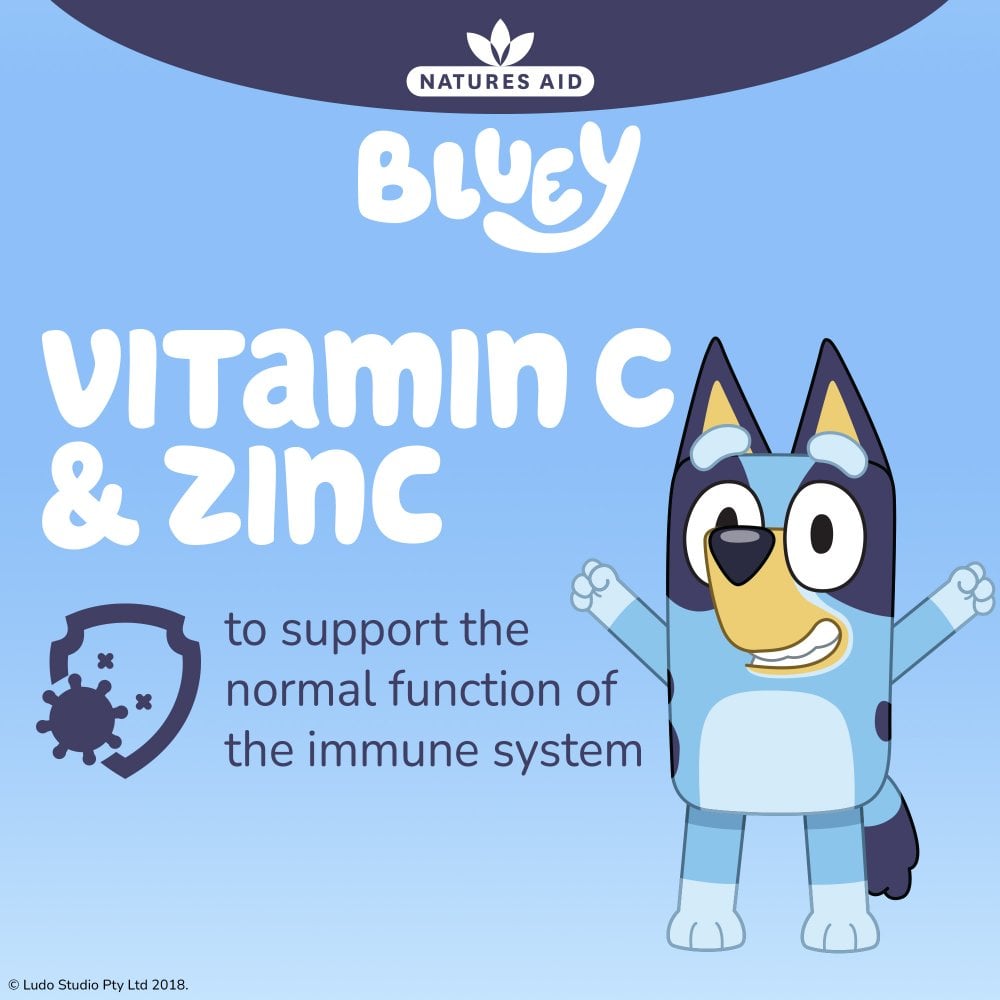 Natures Aid Bluey Immune Support Gummies