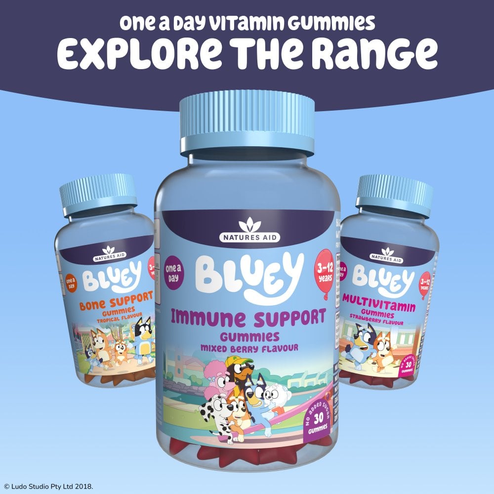 Natures Aid Bluey Immune Support Gummies