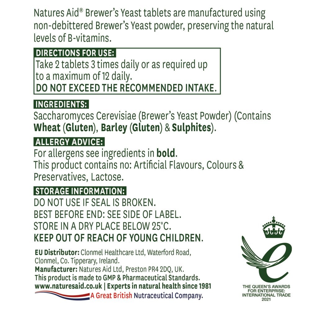 Natures Aid Brewers Yeast