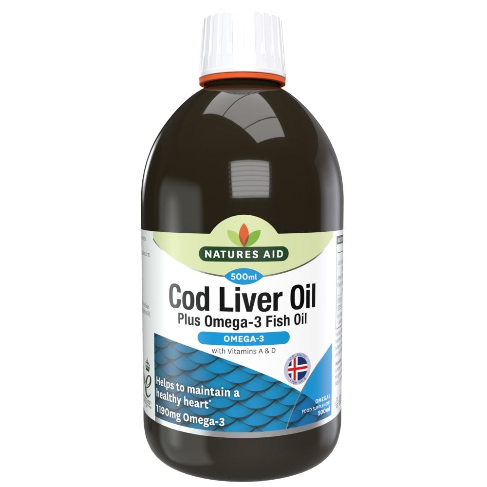 Natures Aid Cod Liver Oil Liquid