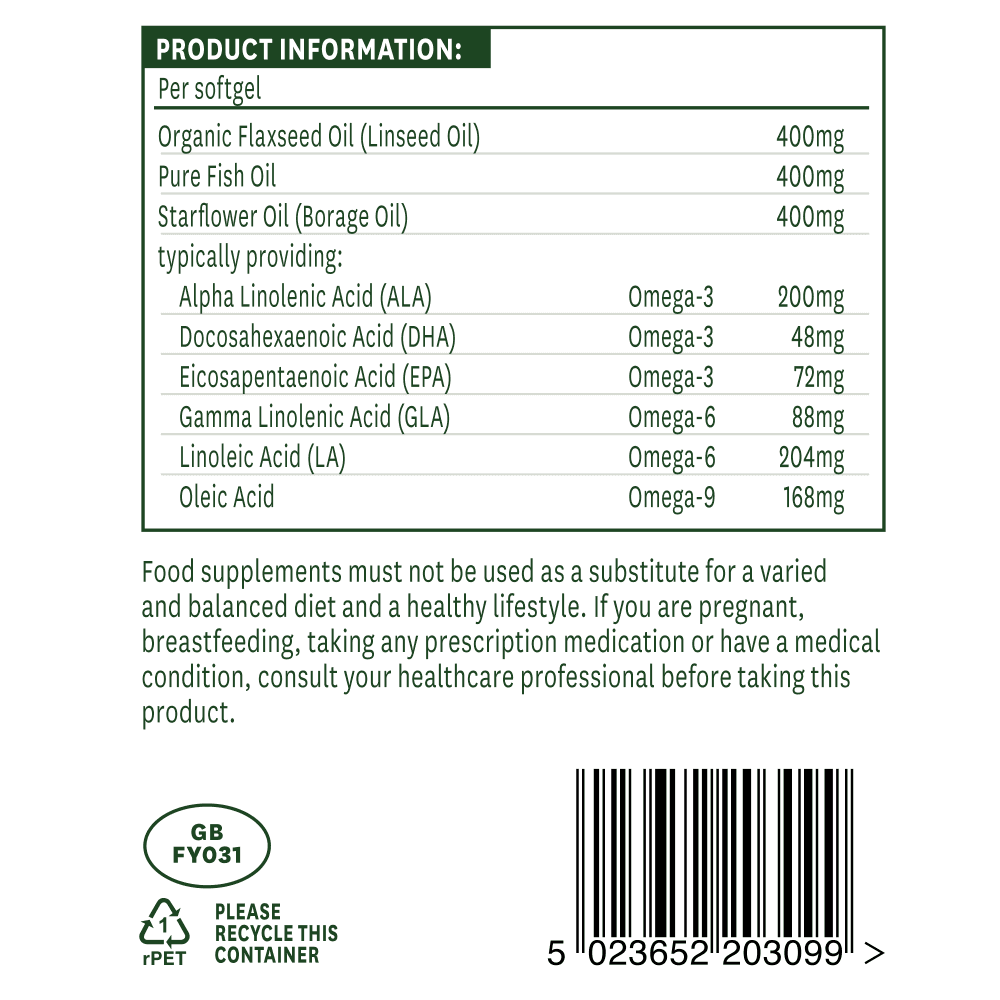 Natures Aid Complete EFA (Omega 3, 6 + 9)