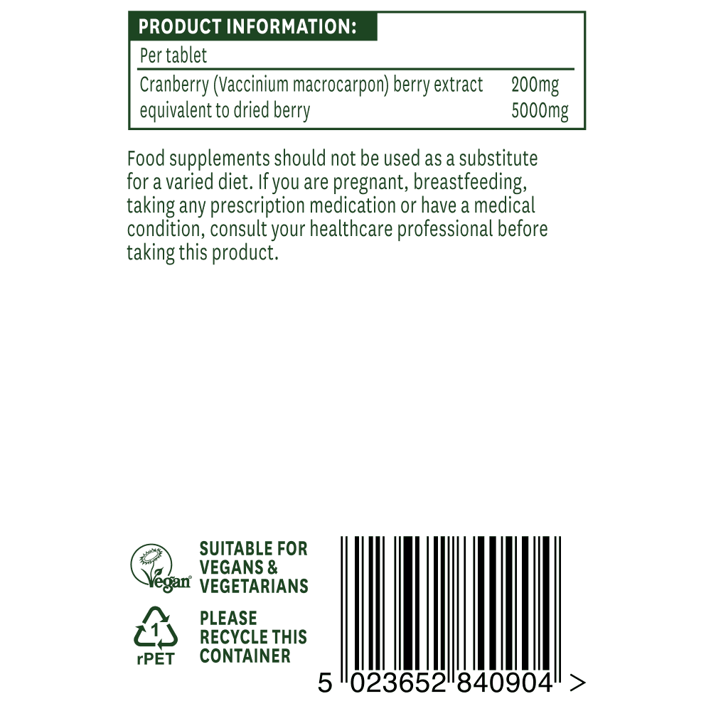 Natures Aid Cranberry 5000mg