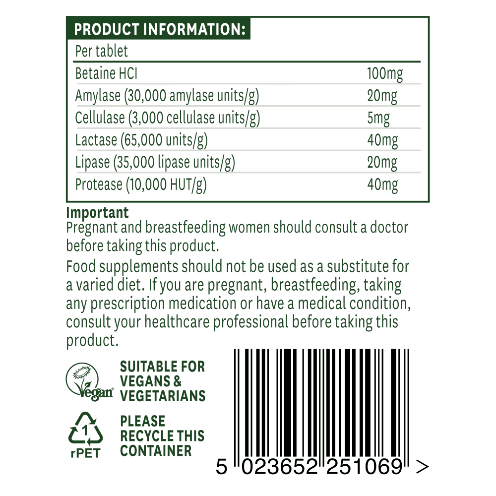 Natures Aid Digestive Enzyme Complex