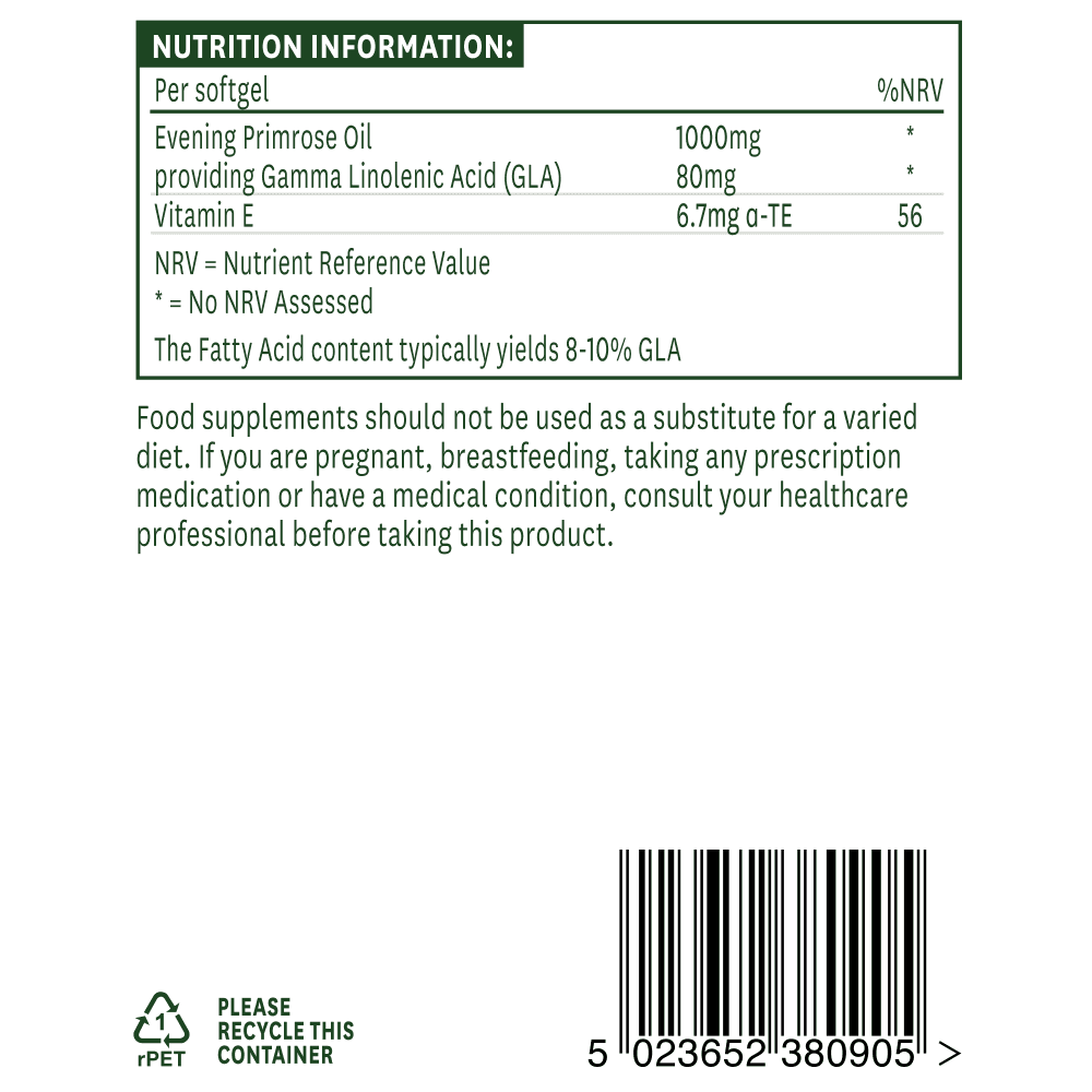 Natures Aid Evening Primrose Oil 1000mg