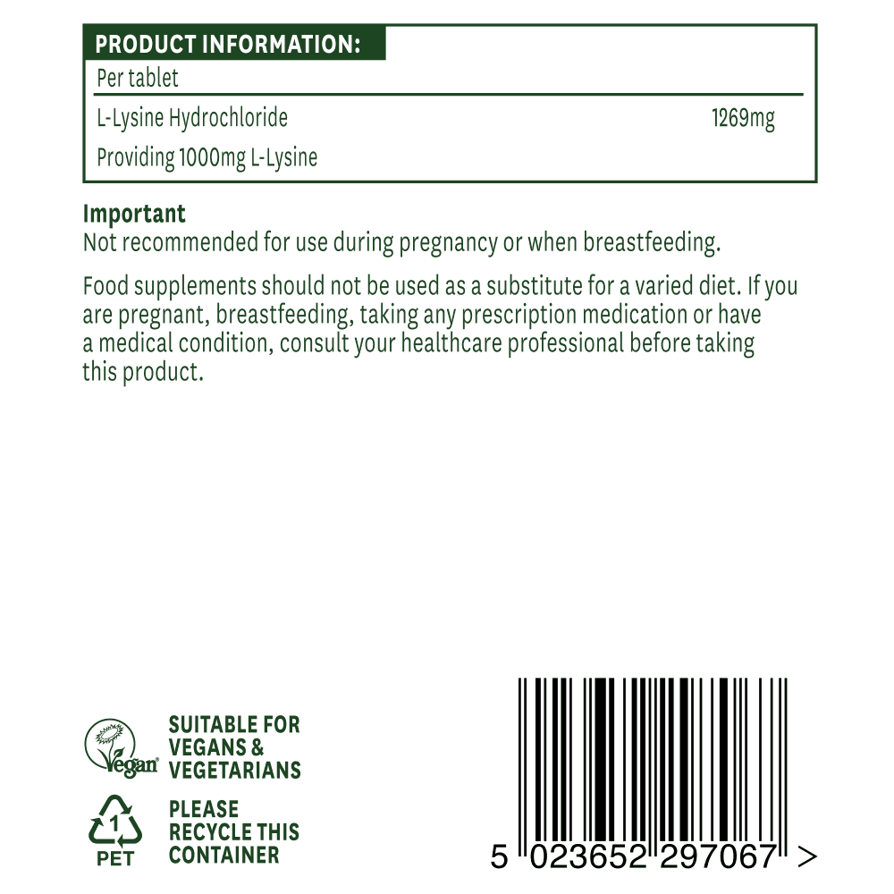 Natures Aid L-Lysine