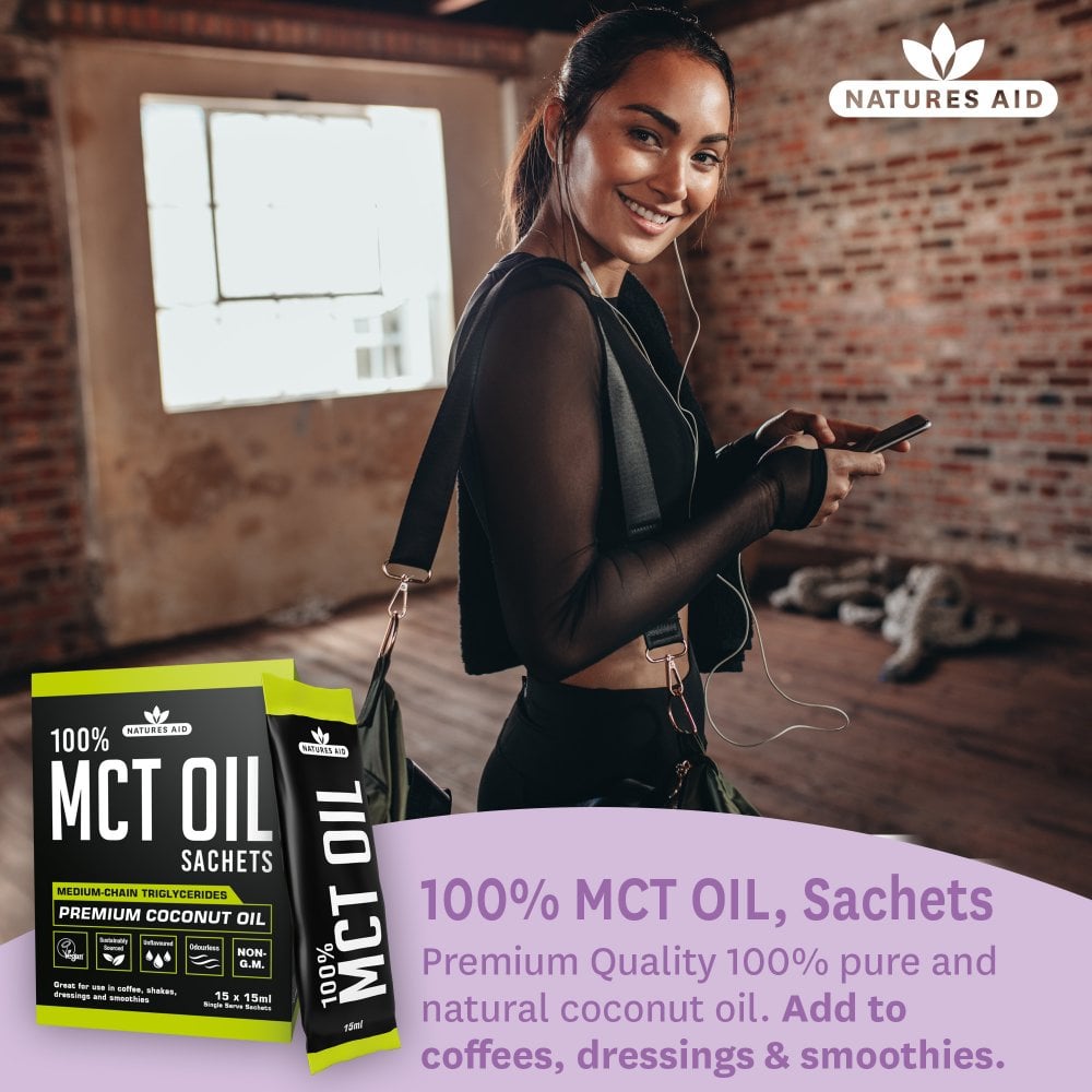 Natures Aid MCT Oil 15 x 15ml Sachets