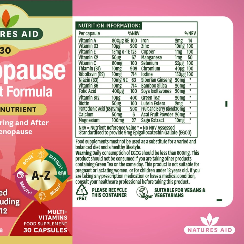 Natures Aid Menopause Support Formula