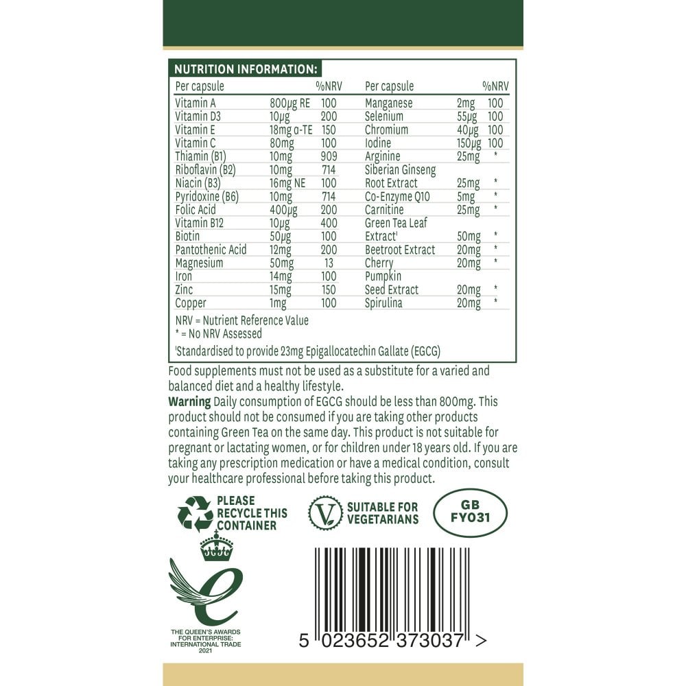 Natures Aid Men's Multi-Vitamins & Minerals