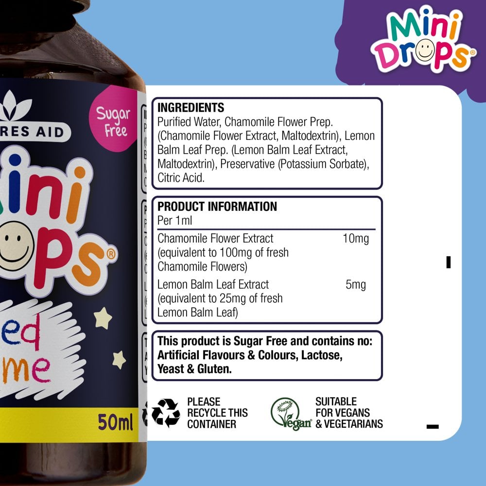 Natures Aid Mini Drops Bed Time