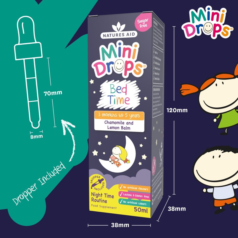Natures Aid Mini Drops Bed Time
